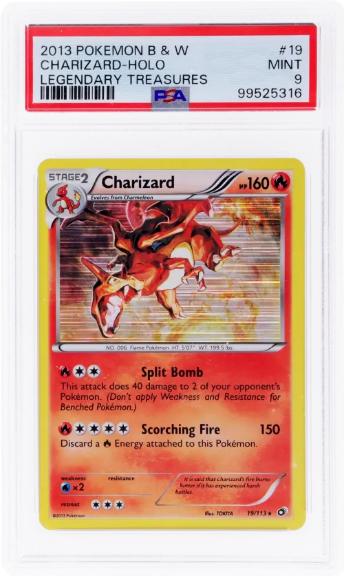 2013 #19 Charizard-Holo PSA  Bla