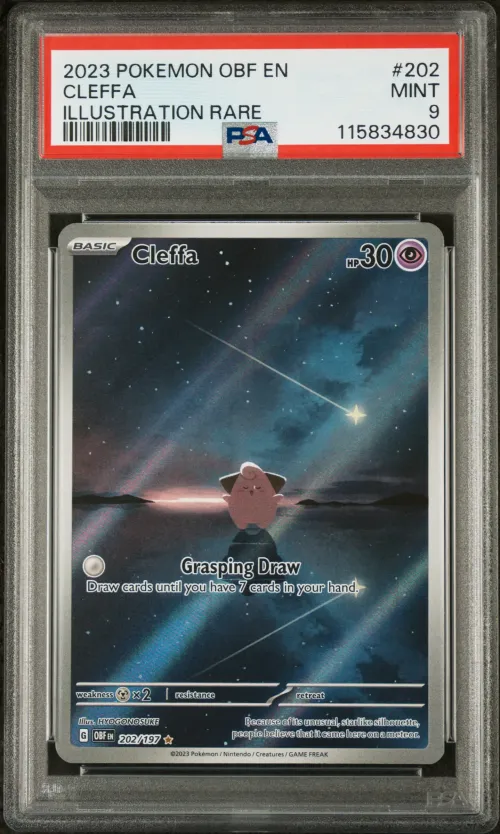 2023 #202 Cleffa PSA 9 Obf EN-Ob