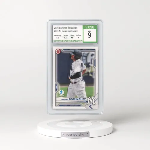 2021 Bowman 1st Edition #BFE-13 Jasson Dominguez (CSG 9 MINT)