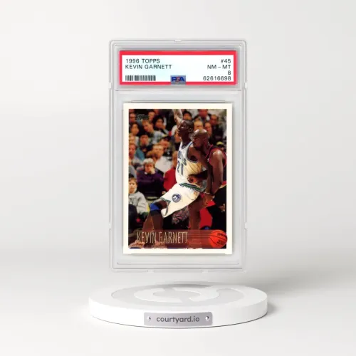 1996 Topps #45 Kevin Garnett (PSA 8 NM-MT)