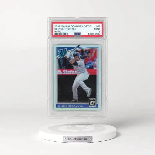 2018 Panini Donruss Optic #65 Gleyber Torres - Holo (PSA 9 MINT)