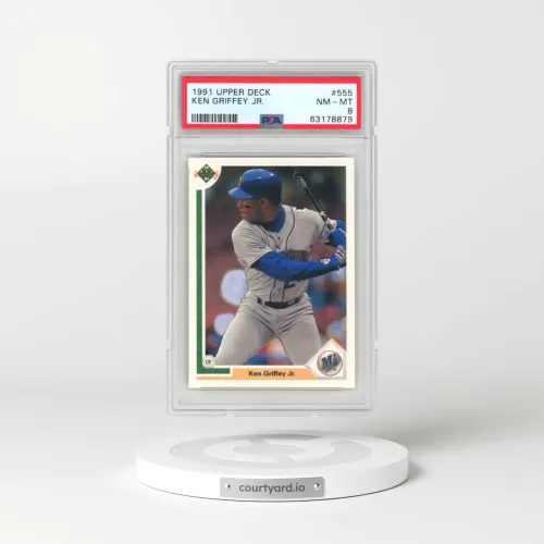 1991 Upper Deck #555 Ken Griffey Jr (PSA 8 NM-MT)
