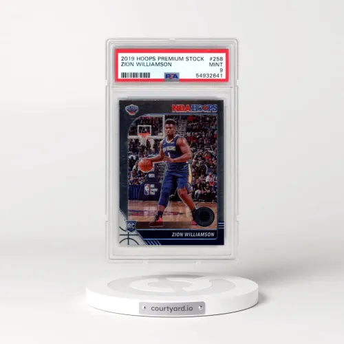 2019 Panini Hoops Premium Stock #258 Zion Williamson (PSA 9 MINT)