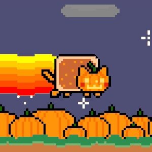 Pumpkin Spice Nyan Cat #10056