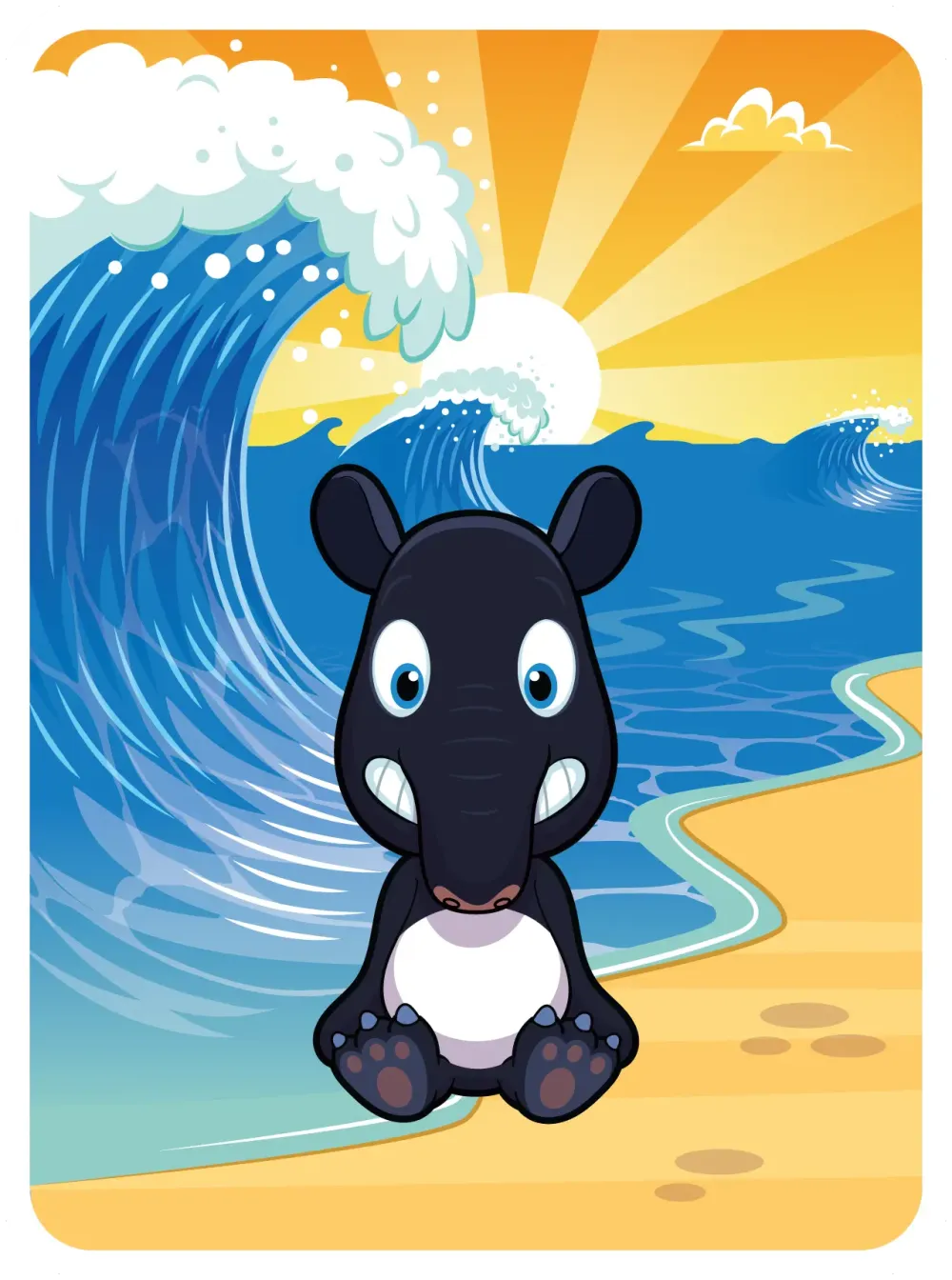 Tasteful Malayan Tapir #12958