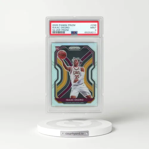2020 Panini Prizm #298 Isaac Okoro - Silver Prizm (PSA 9 MINT)