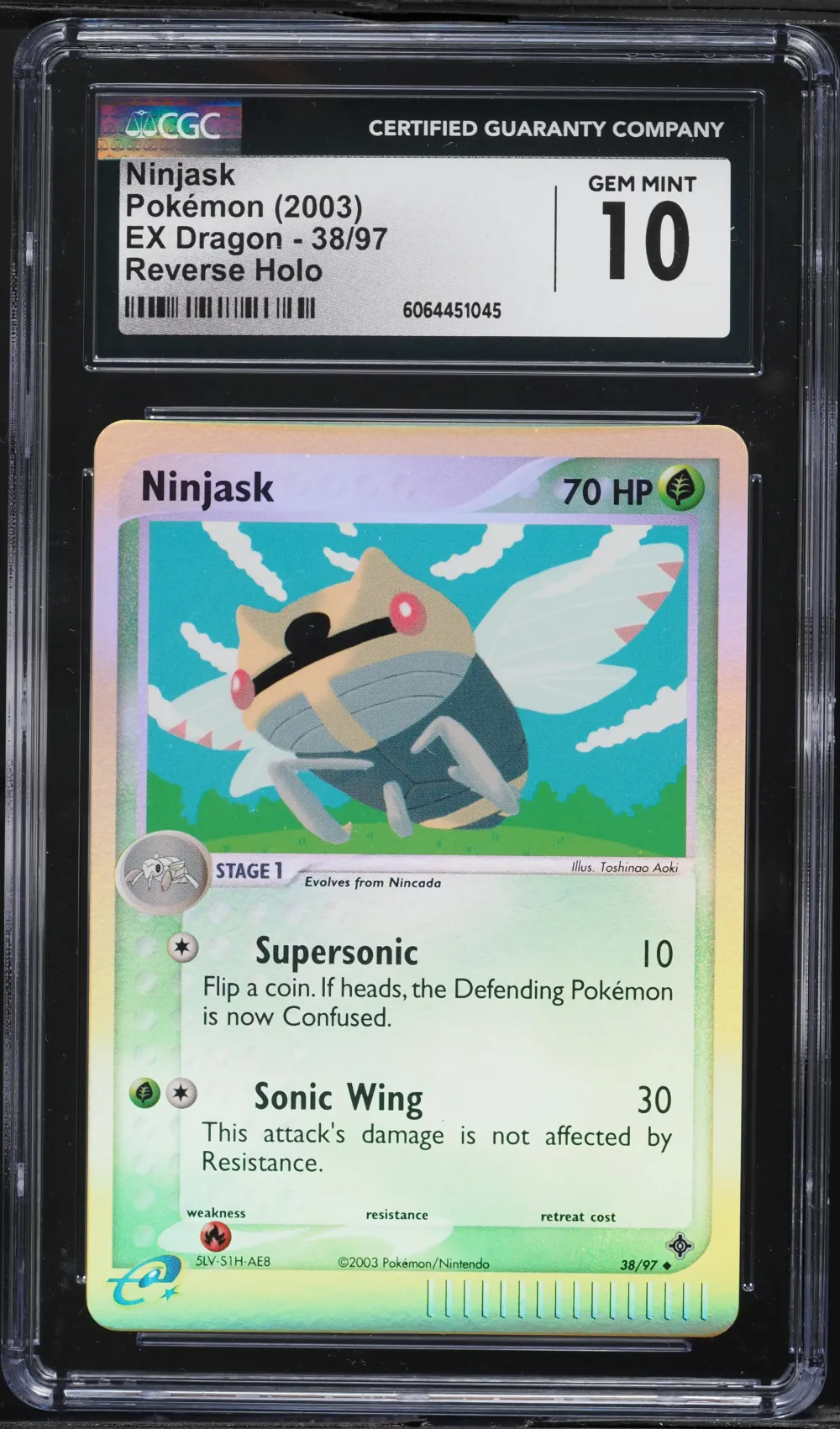 2003 #38 Ninjask Reverse Holo CG