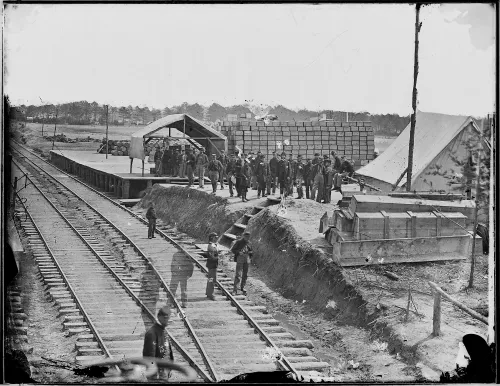 Commissary stores at Stoneman's Station, Va #353