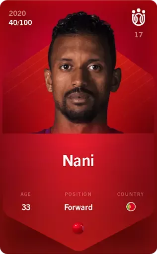 Nani2020-21•Rare40/100 #114611934710137191202130206231492834293839034481074285714834586059634934090113