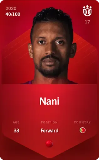 Nani2020-21•Rare40/100 #114611934710137191202130206231492834293839034481074285714834586059634934090113