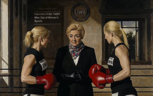 No men in women’s sports #13