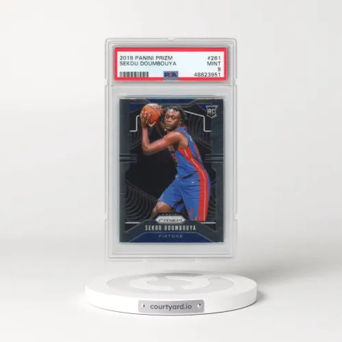 2019 Panini Prizm #261 Sekou Doumbouya (PSA 9 MINT)