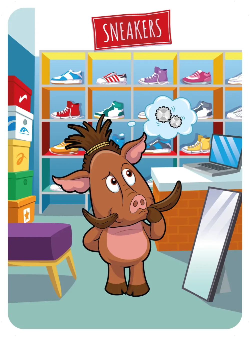 Wily Wild Boar #13789