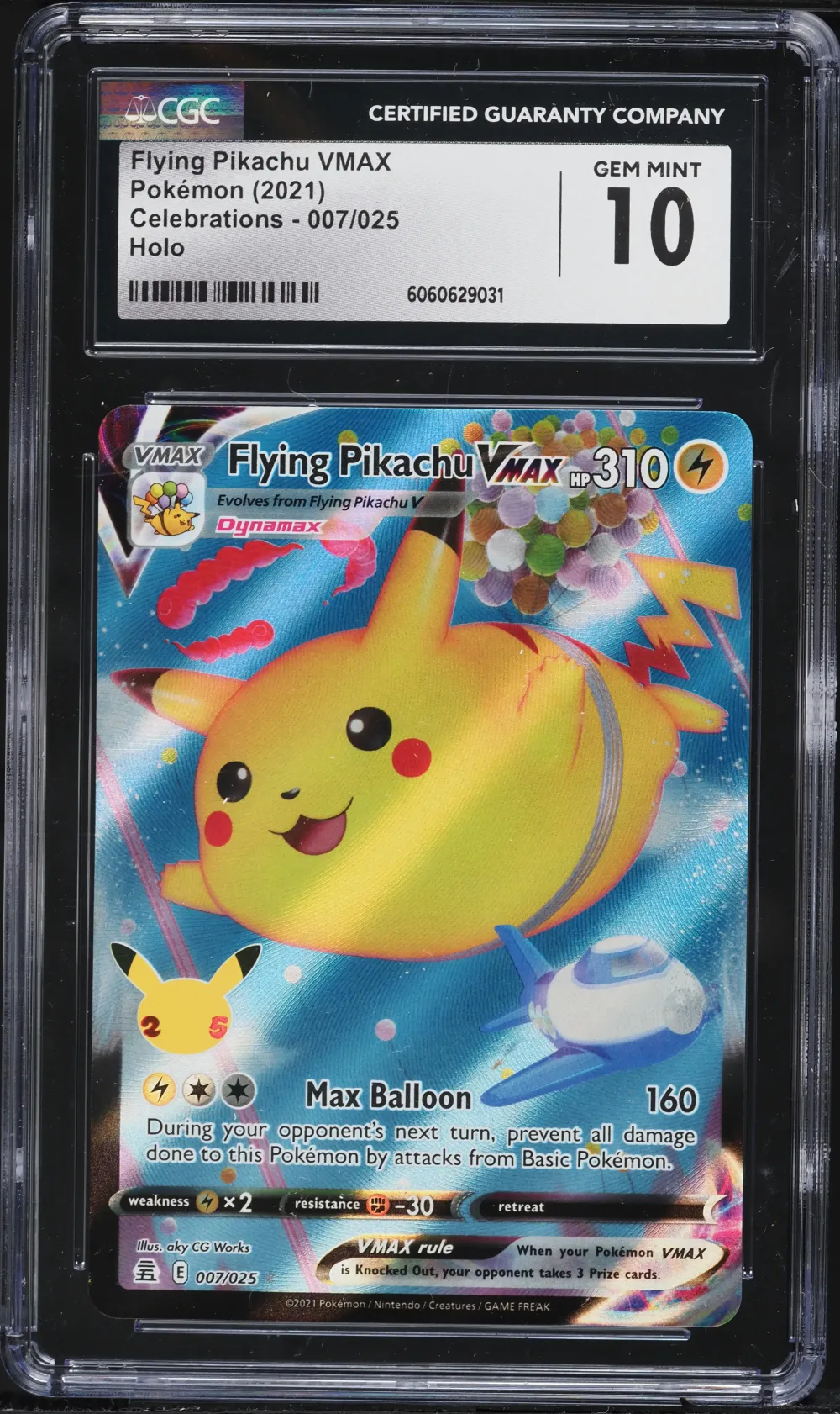 2021 #007 Full Art/Flying Pikach