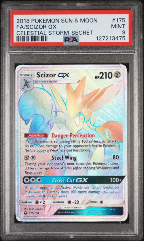 2018 #175 Full Art/Scizor GX PSA