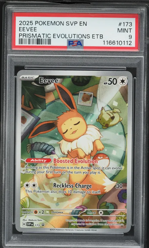 2025 #173 Eevee PSA 9 Svp EN-SV 