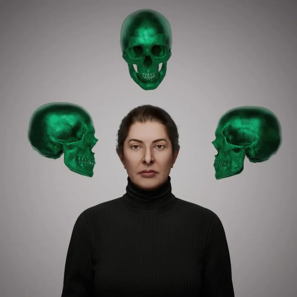 Portrait with Skulls #542