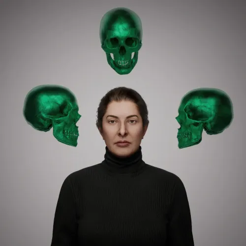 Portrait with Skulls #542
