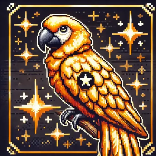 Golden parrot #2