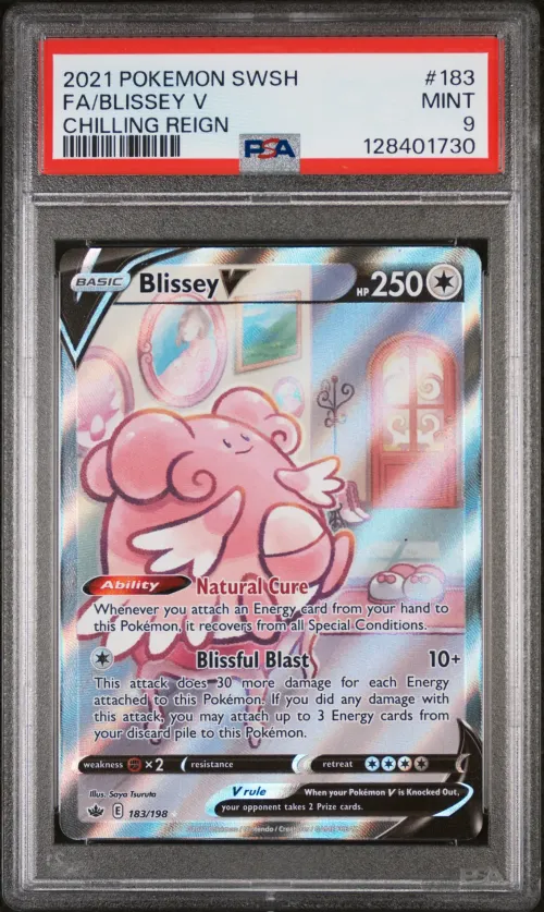 2021 #183 Full Art/Blissey V PSA