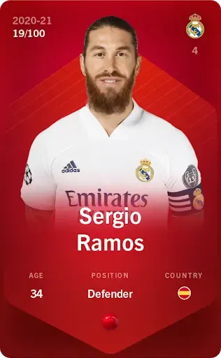 SergioRamos2020-21•Rare19/100 ＃102680242091224413158656853432332440390994991681817390463231080302306777260262