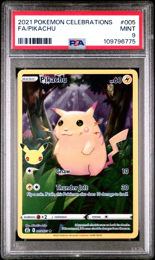 2021 #005 Full Art/Pikachu PSA 9