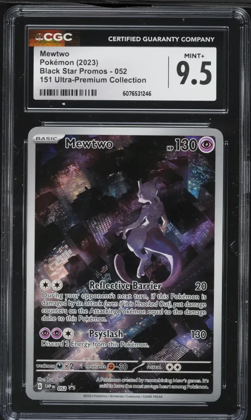 2023 #052 Mewtwo CGC 9.5 Svp EN-