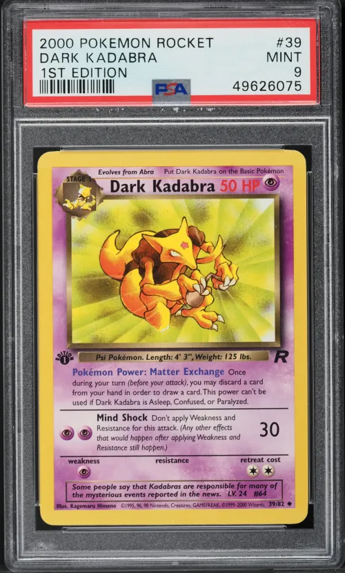 2000 #39 TEAM ROCKET 1ST EDITION
