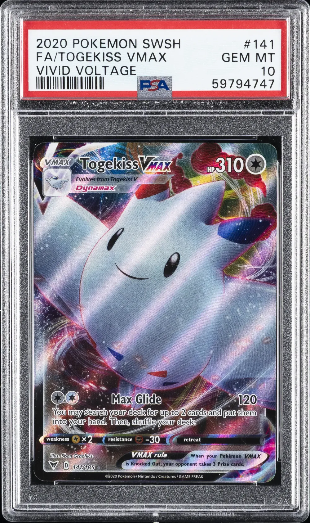 2020 #141 Full Art/Togekiss Vmax