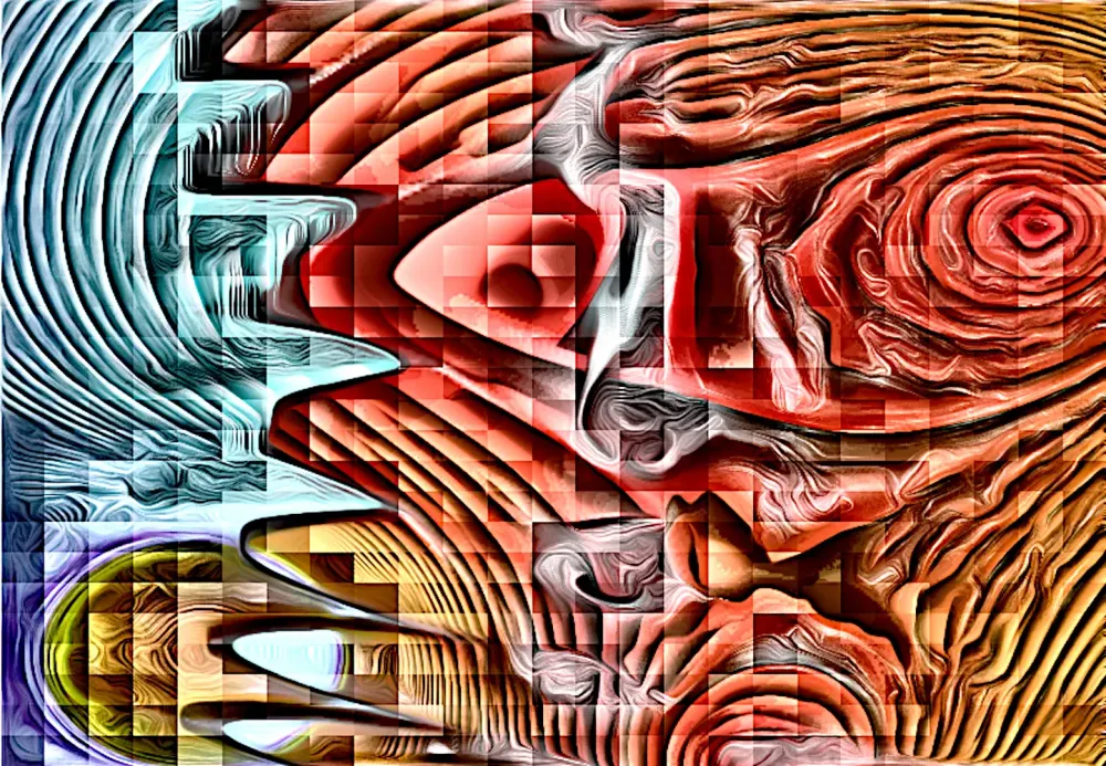 Sand Formations on Canvas #85551