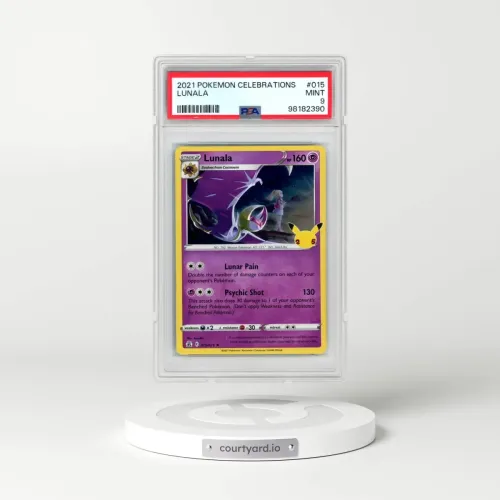 2021 Pokémon Celebrations #015 Lunala (PSA 9 MINT)