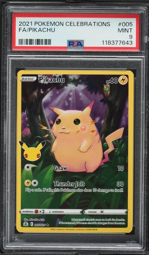 2021 #005 Full Art/Pikachu PSA 9