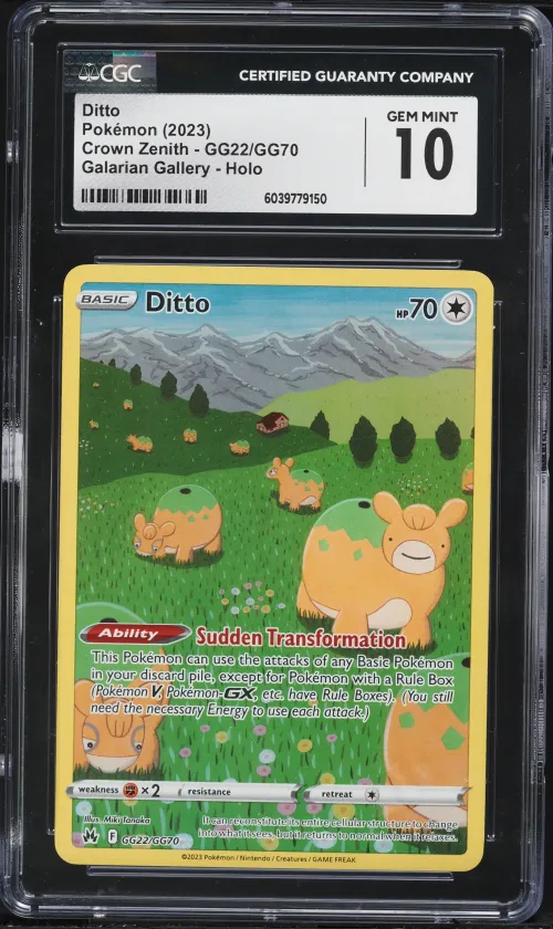 2023 #GG22 Full Art/Ditto CGC 10