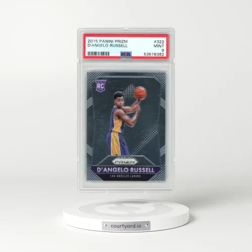 2015 Panini Prizm #322 D'Angelo Russell (PSA 9 MINT)