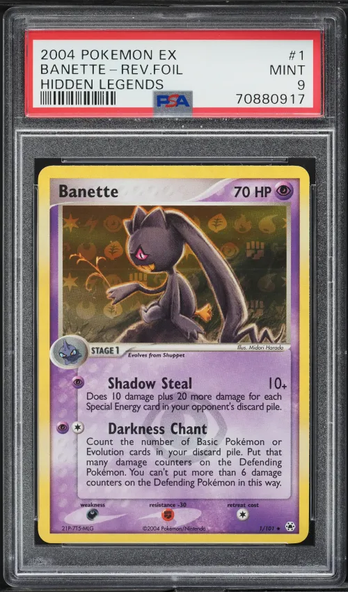 2004 #1 Banette-Reverse Foil PSA