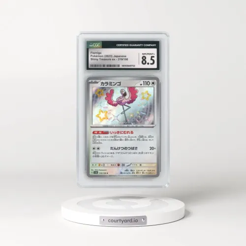 2023 Shiny Treasure ex #319/190 Flamigo - Shiny Rare Holo (CGC 8.5 NM-MT+)