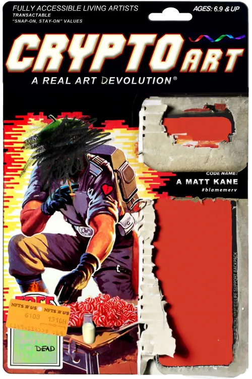 A MATT KANE Action Figure Card Back #6