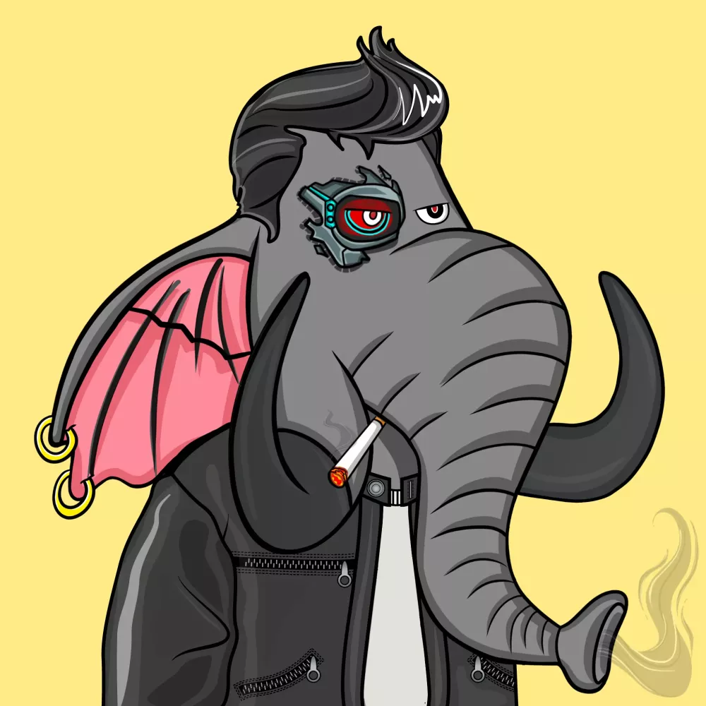 Untamed Elephant  #7470