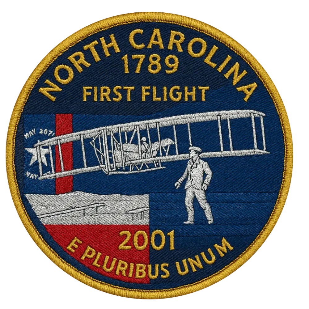 12/56 North Carolina State Quarter Patch   #12