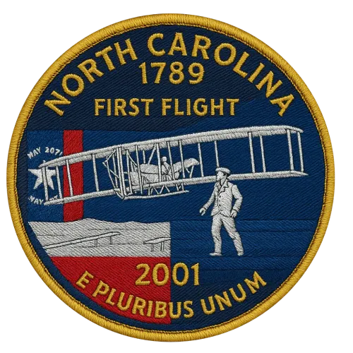 12/56 North Carolina State Quarter Patch #12