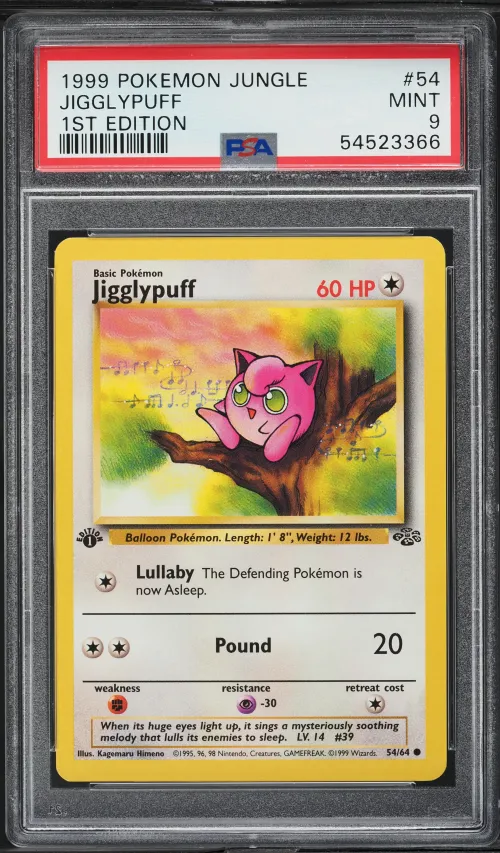 1999 #54 Jigglypuff 1st Edition