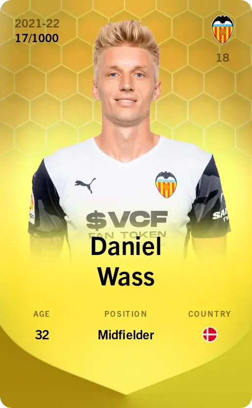 Daniel Wass 2021-22 • Limited 17/1000