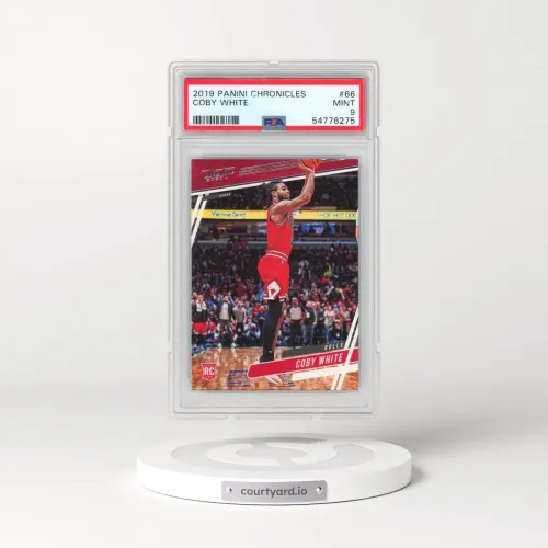 2019 Panini Chronicles #66 Coby White (PSA 9 MINT)