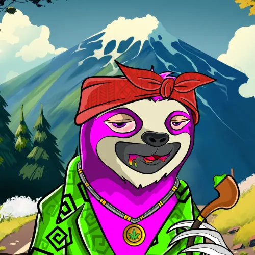 Stoned Sloth V2 #5117