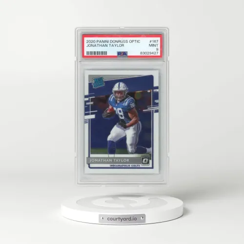 2020 Panini Donruss Optic #167 Jonathan Taylor (PSA 9 MINT)