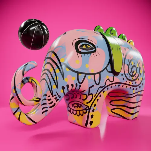 Miloverso Elephant ＃1045