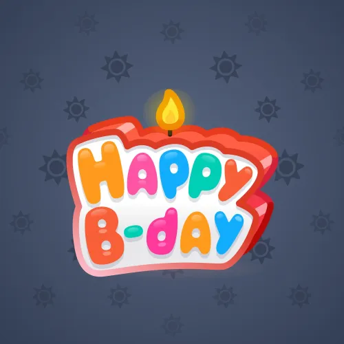 B-Day Candle #80965