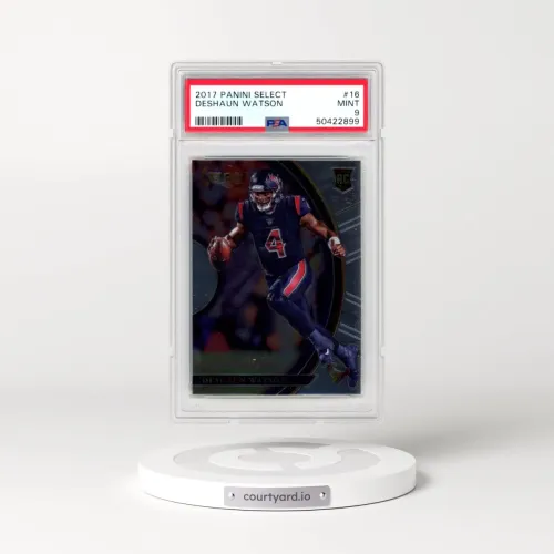 2017 Panini Select #16 Deshaun Watson (PSA 9 MINT)
