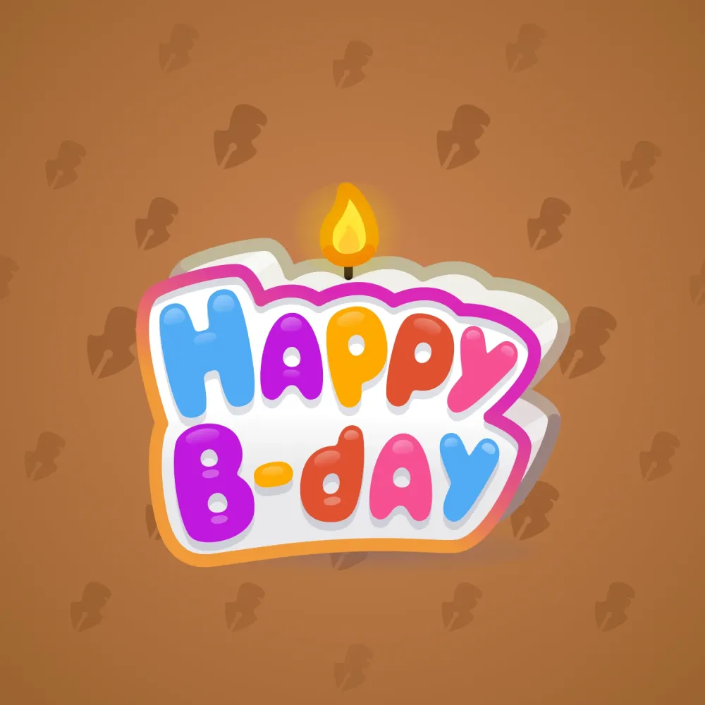 B-Day Candle #89638
