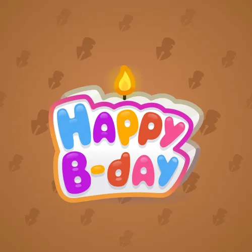 B-Day Candle #89638